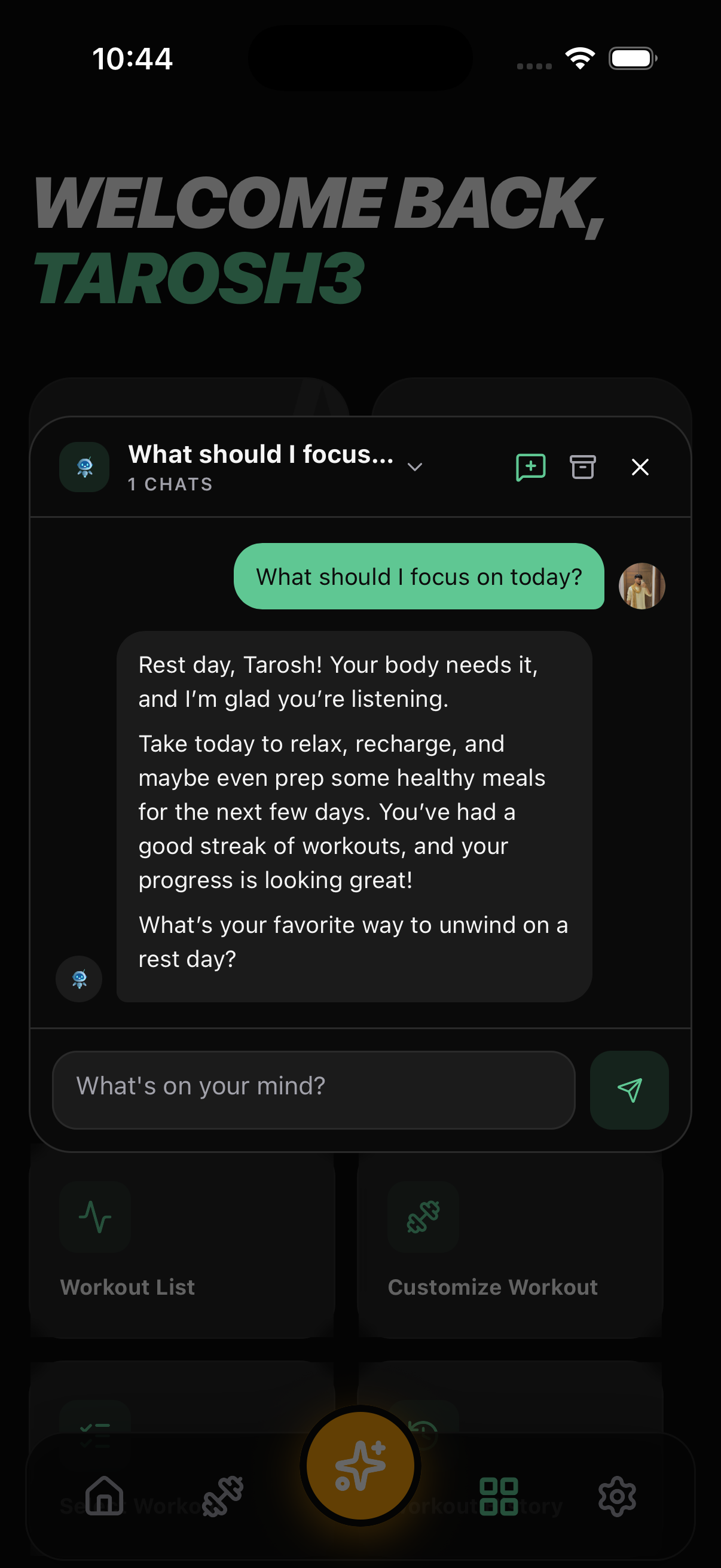 Workout Planning